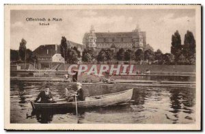 Germany Mainz Old Postcard Offenbach Main has Schloss