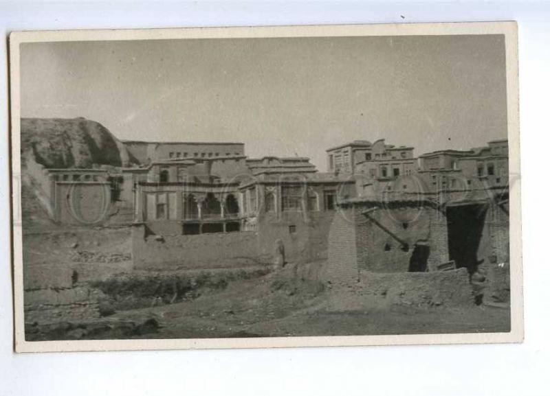 193116 IRAN Persia SAGHIZ village from river Vintage postcard