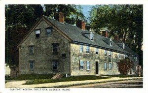 Old Fort Weston in Augusta, Maine