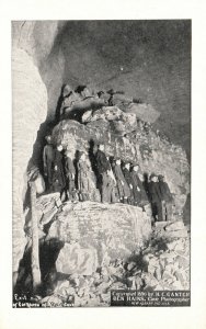 Vintage Postcard Exit Of Corkscrew Into Main Cave Mammoth Cave Kentucky KY