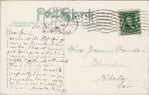 Cossit Library Memphis TN Tennessee c1908 Souvenir Postcard E94