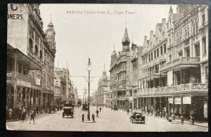 Mint RPPC Real Photo Postcard South Africa Cape Town Adderley Street