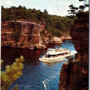 c1960s Wis. Dells High Rock Romance Cliff Clipper Winnebago Excursion Boat A296