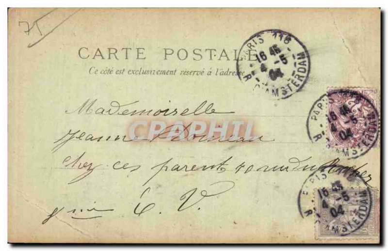 Paris - 6 - Saint Germain des Pres - Old Postcard
