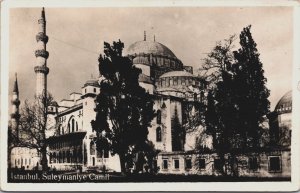 Turkey Istanbul Suleymaniye Camii Constantinople RPPC C143