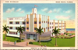 Linen PC The Norman Resort Hotel Ocean Front Fifth Street Miami Beach Florida