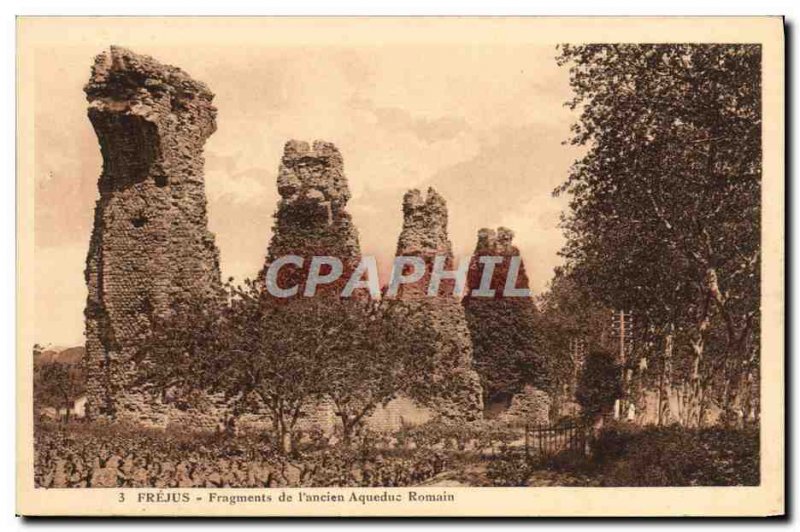 Postcard Old Frejus Fragments From I & # 39Ancien Roman Aqueduct