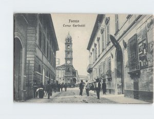 Postcard Faenza Corso Garibaldi Faenza Italy