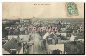 Postcard Old St Satur General view