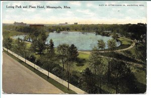 Minneapolis, MN - Loring Park and Plaza Hotel - 1910