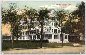 Vintage 1908 Ravenswood Inn Asbury Park NJ Postcard by C. Brazer