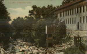 Waterville CT Old Mill c1910 Postcard