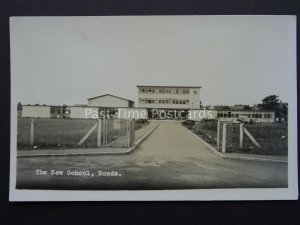 Northamptonshire ROADE The New School - Old RP Postcard by Landscape View