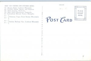 1940s Large Letter Greetings from Tennessee Postcard