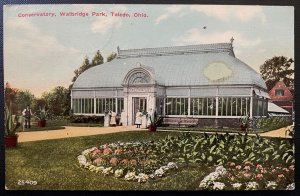 Vintage Postcard 1907-1915 Conservatory, Walbridge, Toledo, Ohio (OH)