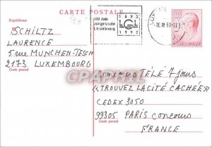 Entier Postal Luxembourg to Paris