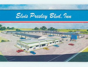 1970's ELVIS PRESLEY BOULEVARD INN MOTEL Memphis Tennessee TN AE0283