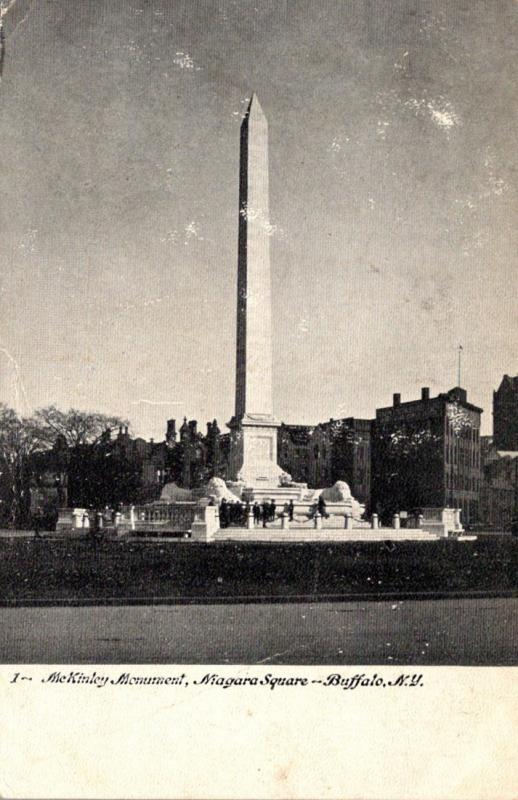 New York Buffalo McKinley Monument Niagara Square 1909