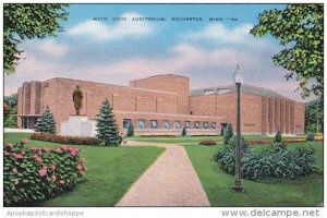 Minnesota Rochester Mayo Civic Auditorium 1942