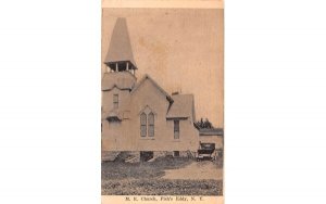 ME Church Fishs Eddy, New York Postcard