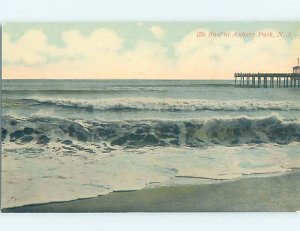 Divided-back SHORELINE SCENE Asbury Park New Jersey NJ AD4849