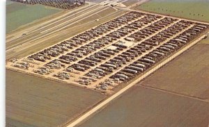 Alamo Texas Morningside Travel Park Trailer Park Aerial View Postcard AA66503