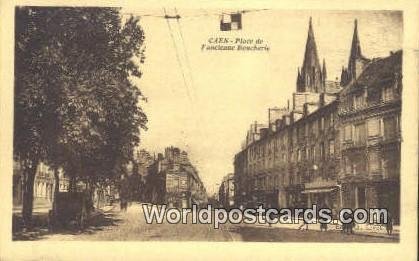 Place de I'ancienne Boucherie Caen, France, Carte, Unused 