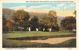 Delaware Water Gap Pennsylvania Wolf Hollow Golf & Country Club,Lithograph PC U5