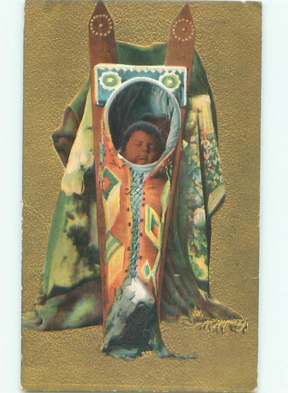 Pre-Linen NATIVE INDIAN BABY AC1712