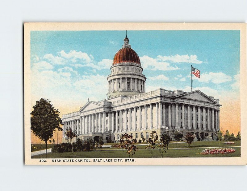 Postcard Utah State Capitol Salt Lake City Utah USA