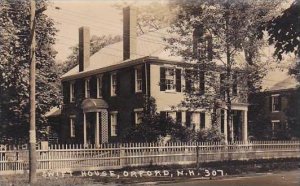 New Hampshire Orford Swift House Real Photo RPPC