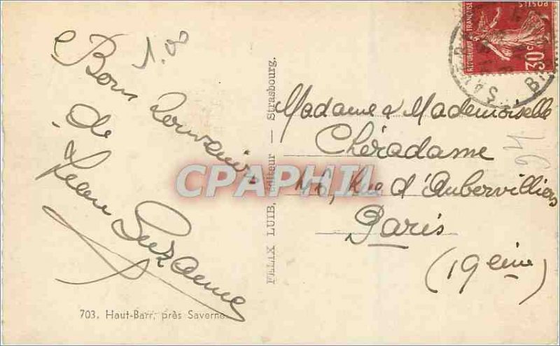 Postcard Modern High near Barr Saverne