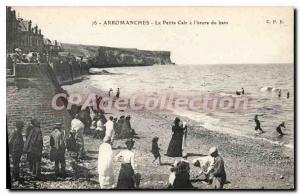 Old Postcard Arromanches Little Cale bath time