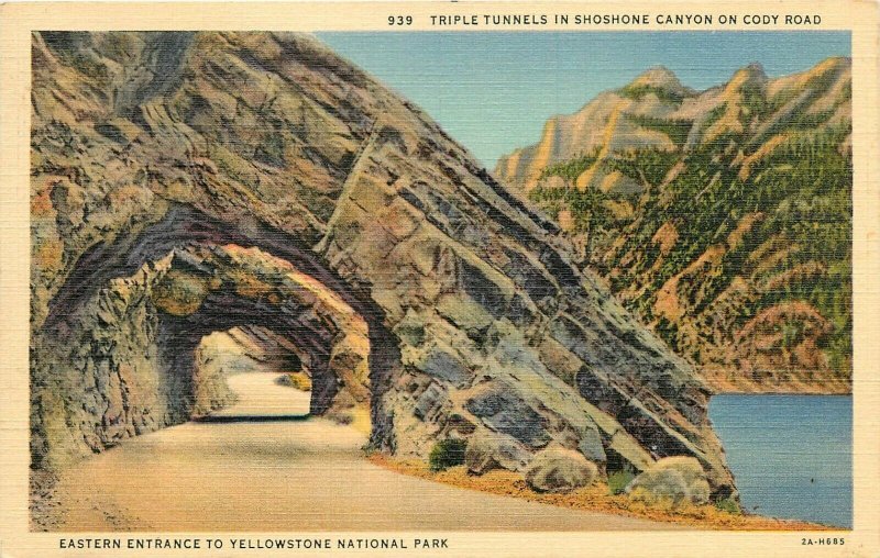 Triple Tunnels Shoshone Canyon Cody Rd Yellowstone National Park WY