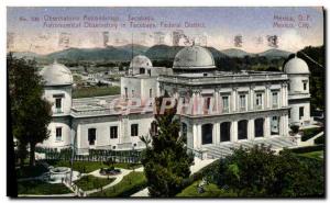 Old Postcard Mexico Mexico Tacubaya Observatory Astronomico