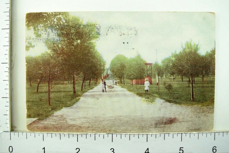 Circa 1910 People Gazebo Alpine Park, Salida, Colorado Vintage Postcard P40 