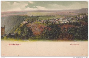 General View, Totalansicht, Manderfcheid (Rhineland-Palatinate), Germany, 190...