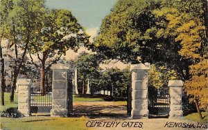 Cemetery Gates Kenosha, Wisconsin WI