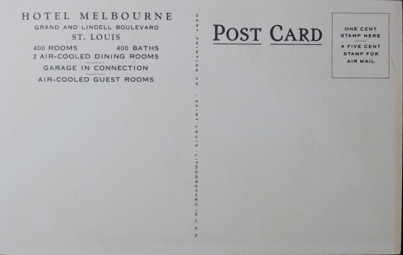 Hotel Melbourne Saint Louis Missouri