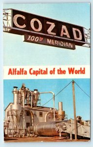 COZAD, NE Nebraska ~ ALFALFA CAPITOL of the WORLD  c1960s Farming  Postcard