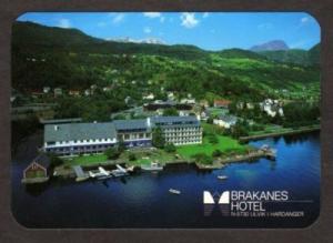 NORWAY Brakanes Hotel Ulvik HARDANGER Postcard NORGE