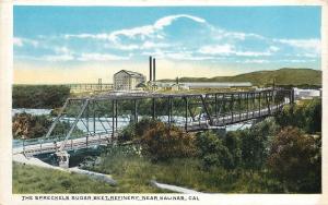 1915-1930 Postcard; Spreckels Sugar Beet Refinery, Salinas CA Monterey County