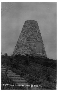 Muir of Ord Urray War Memorial Scotland Military RPPC Postcard Posted 1922