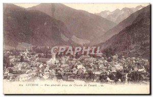 Old Postcard Luchon General View from the path of Cazaril