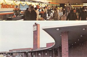 Monroe County Airport, Rochester, New York Interior View c1960s Vintage Postcard