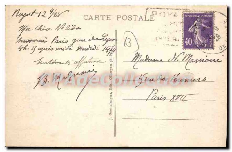 Postcard Old And The Royat Puy de Dome