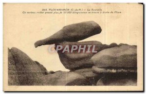 Old Postcard The Ploumanach Bovieille This ourieux rock weighing over