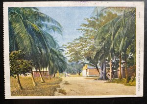 Mint Belgian Congo Picture Postcard Boma Ville View