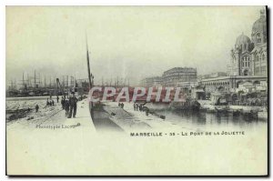 Old Postcard Marseille port of Joliette