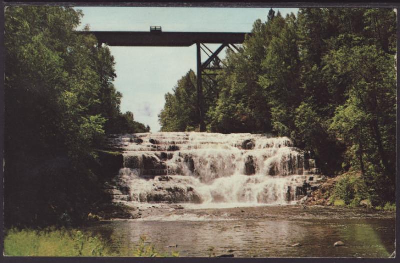 Agate Falls,Agate,MI Postcard BIN